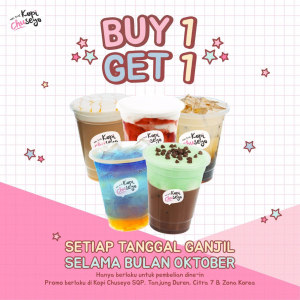 BUY1 DRINK GET 1 FREE DRINK! – Kopi Chuseyo BUY1 DRINK GET 1 FREE DRINK! – Kopi Chuseyo